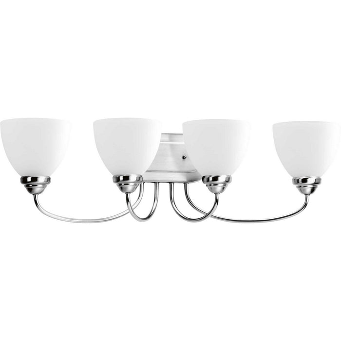 Progress Lighting P2928-15 Four Light Bath Bracket, Polished Chrome