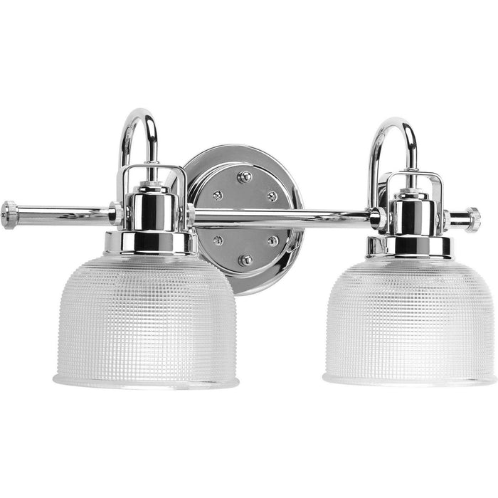 Progress Lighting P2991-15 Two Light Bath Bracket, Polished Chrome
