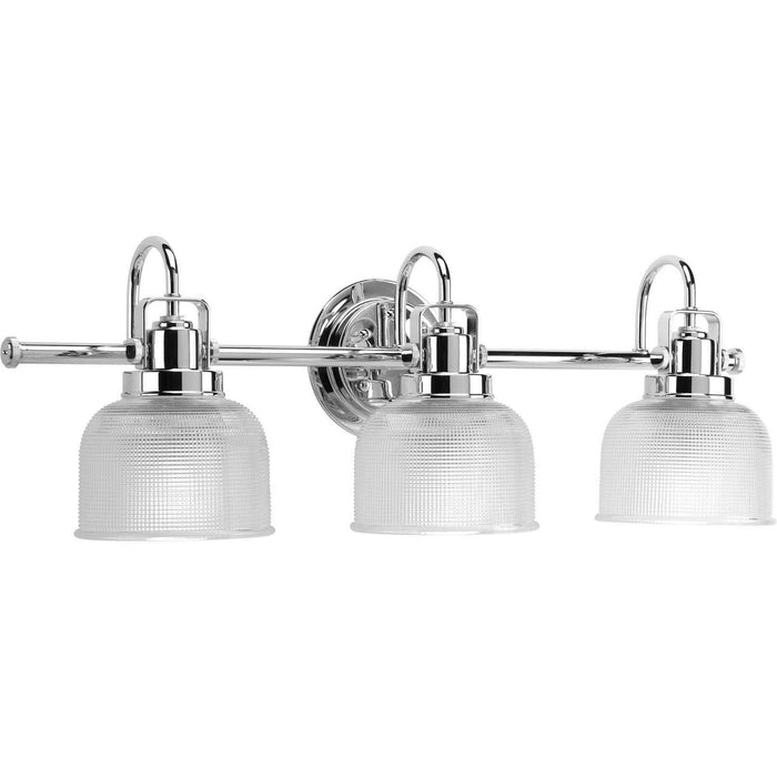 Progress Lighting P2992-15 Three Light Bath Bracket, Polished Chrome