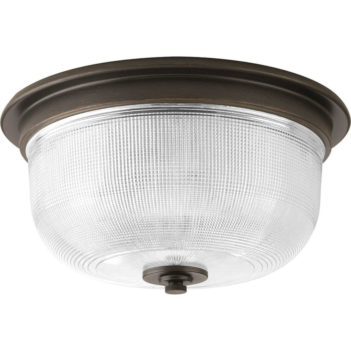 Progress Lighting P3740-74 Two Light Flush Mount, Venetian Bronze