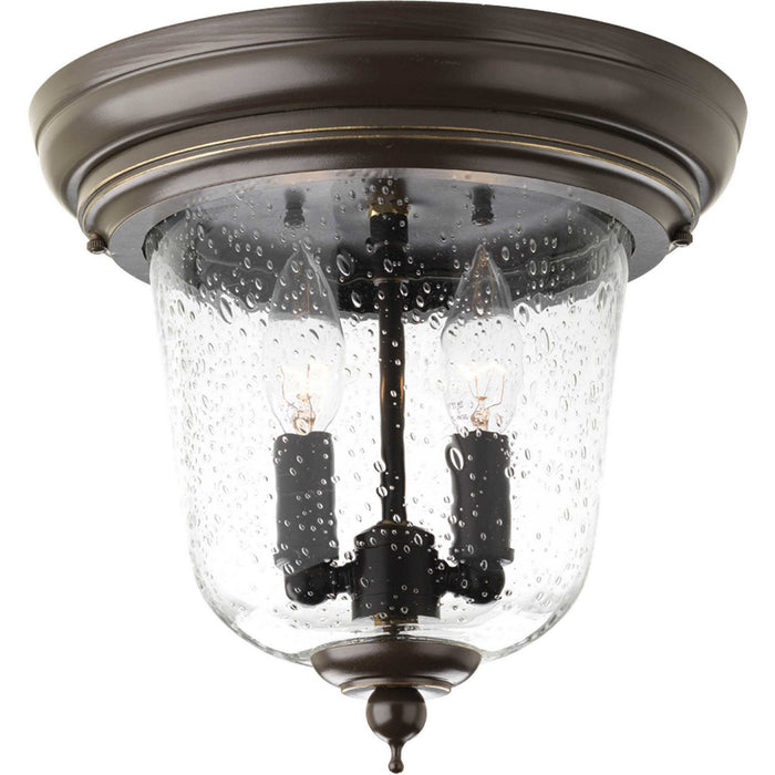Progress Lighting P5562-20 Two Light Close to Ceiling, Antique Bronze