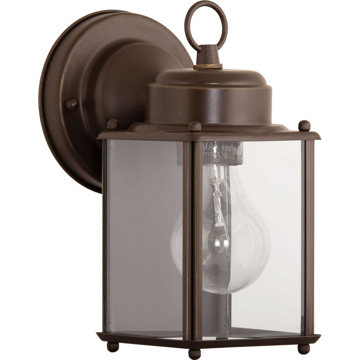 Progress Lighting P5607-20 One Light Wall Lantern, Antique Bronze