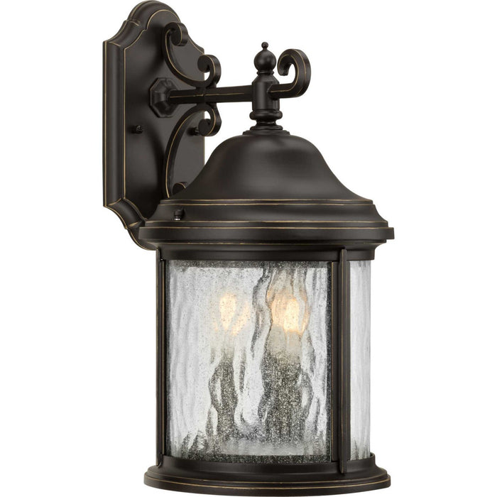 Progress Lighting P5650-20 Three Light Large Wall Lantern, Antique Bronze