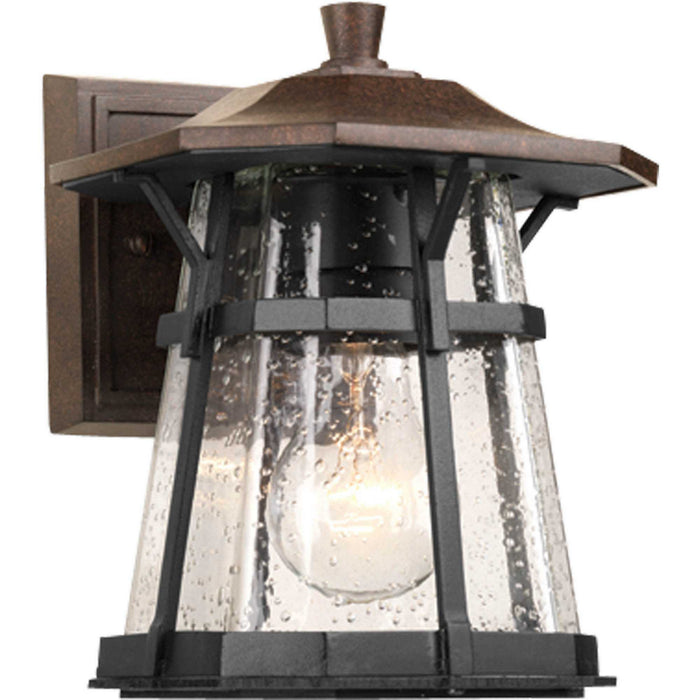Progress Lighting P5749-84 One Light Wall Lantern, Espresso