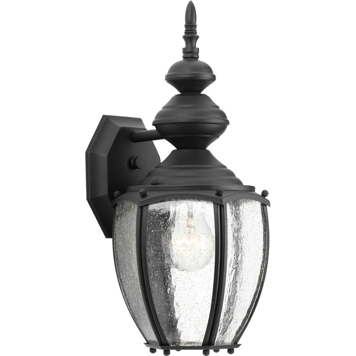 Progress Lighting P5765-31 One Light Wall Lantern, Black