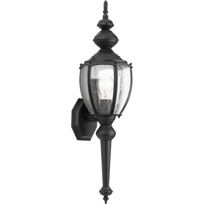 Progress Lighting P5767-31 One Light Wall Lantern, Black
