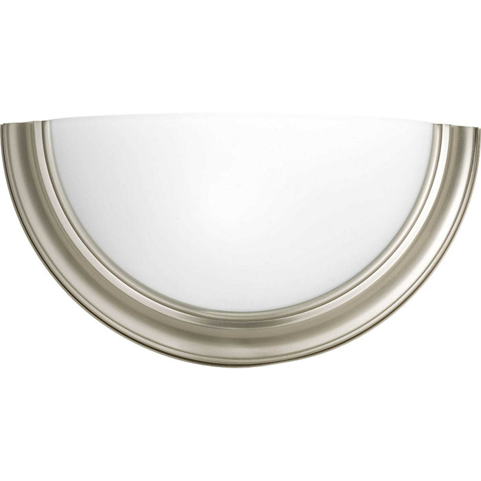 Progress Lighting P7170-09 One Light Wall Sconce, Brushed Nickel
