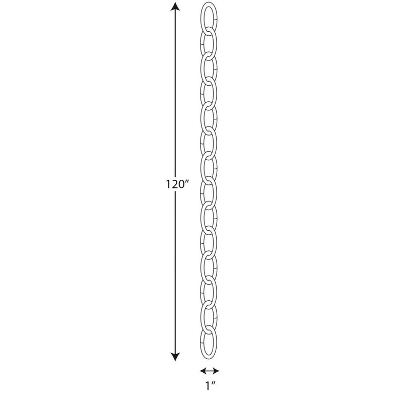 Progress Lighting P8757-77 Chain, Forged Bronze