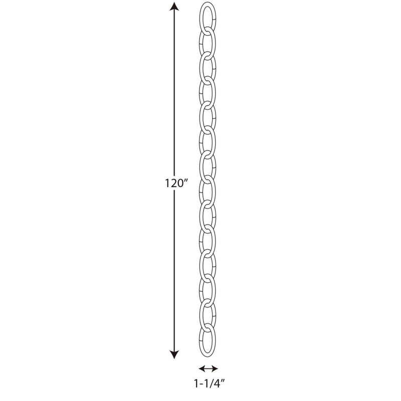 Progress Lighting P8759-77 Chain, Forged Bronze