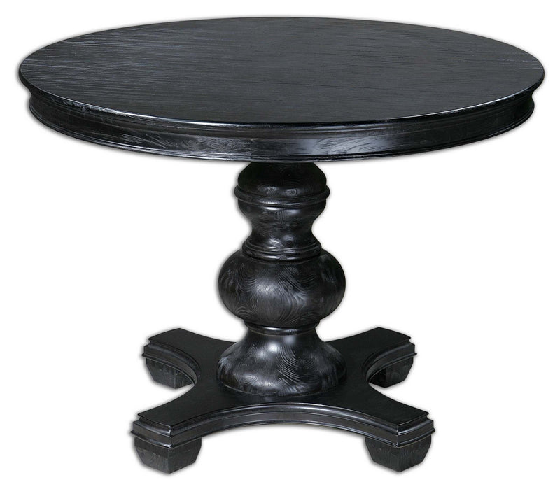 Uttermost 24310 Table, Satin Black