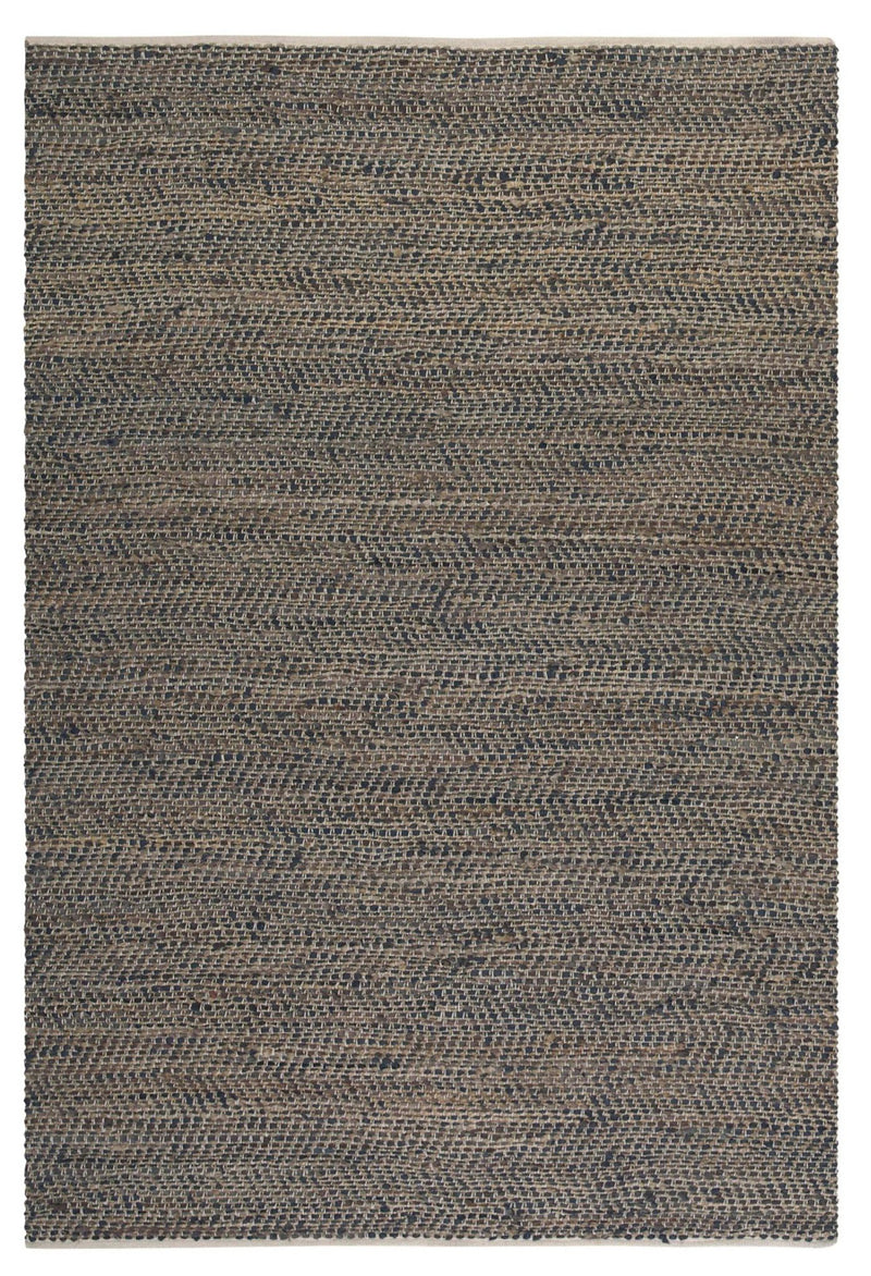 Uttermost 71001-8 Rug, Brown Leather/Hemp