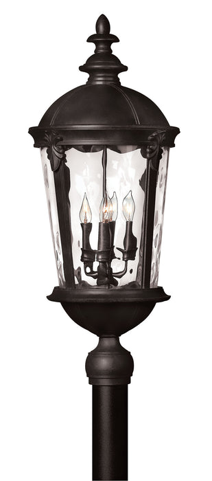 Hinkley 1891BK LED Post Top/ Pier Mount, Black