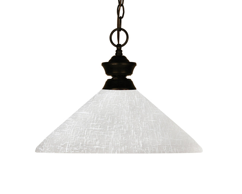 Z-Lite 100701BRZ-AWL14 One Light Pendant, Bronze