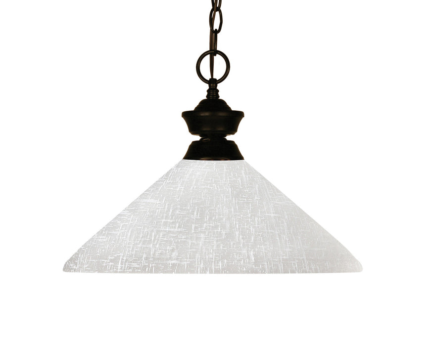 Z-Lite 100701BRZ-AWL14 One Light Pendant, Bronze