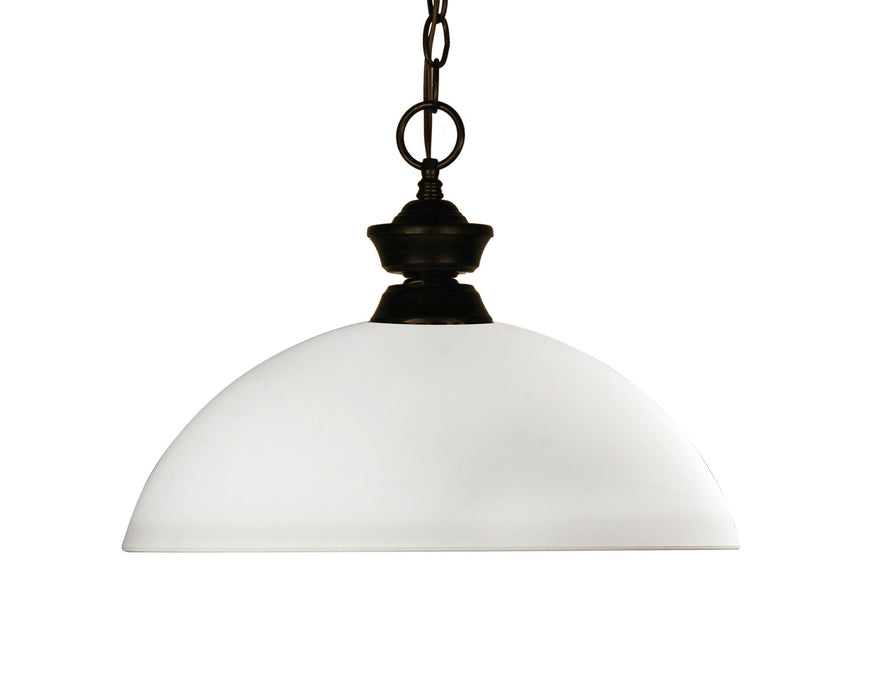 Z-Lite 100701BRZ-DMO14 One Light Pendant, Bronze
