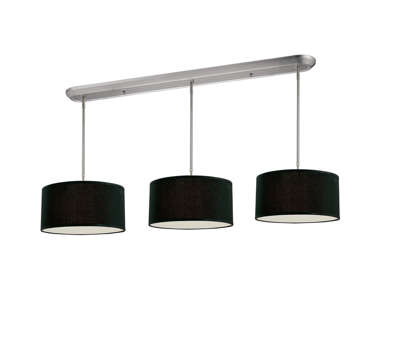 Z-Lite 171-16-3B Nine Light Linear Chandelier, Brushed Nickel