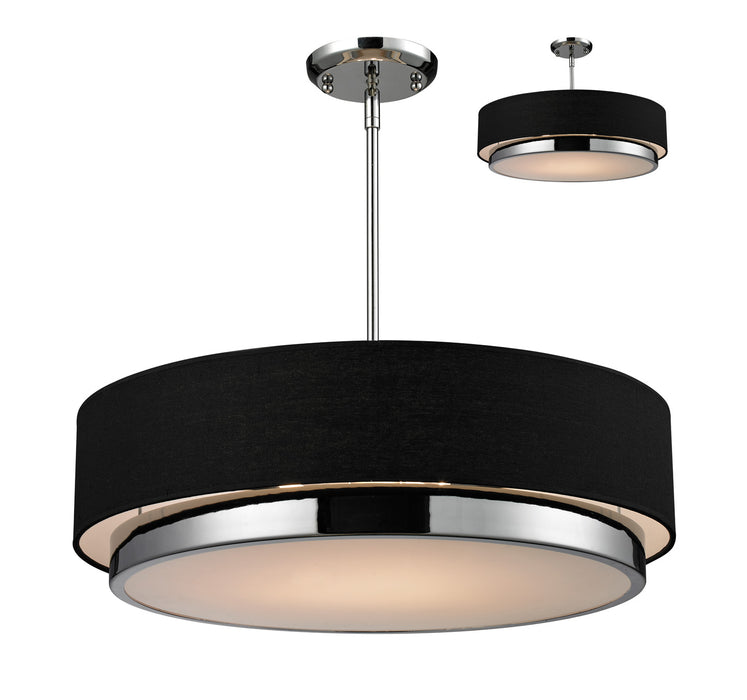 Z-Lite 187-22 Three Light Chandelier, Chrome