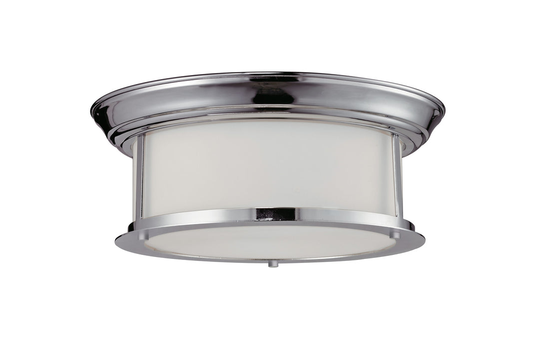 Z-Lite 2003F13-CH Two Light Flush Mount, Chrome