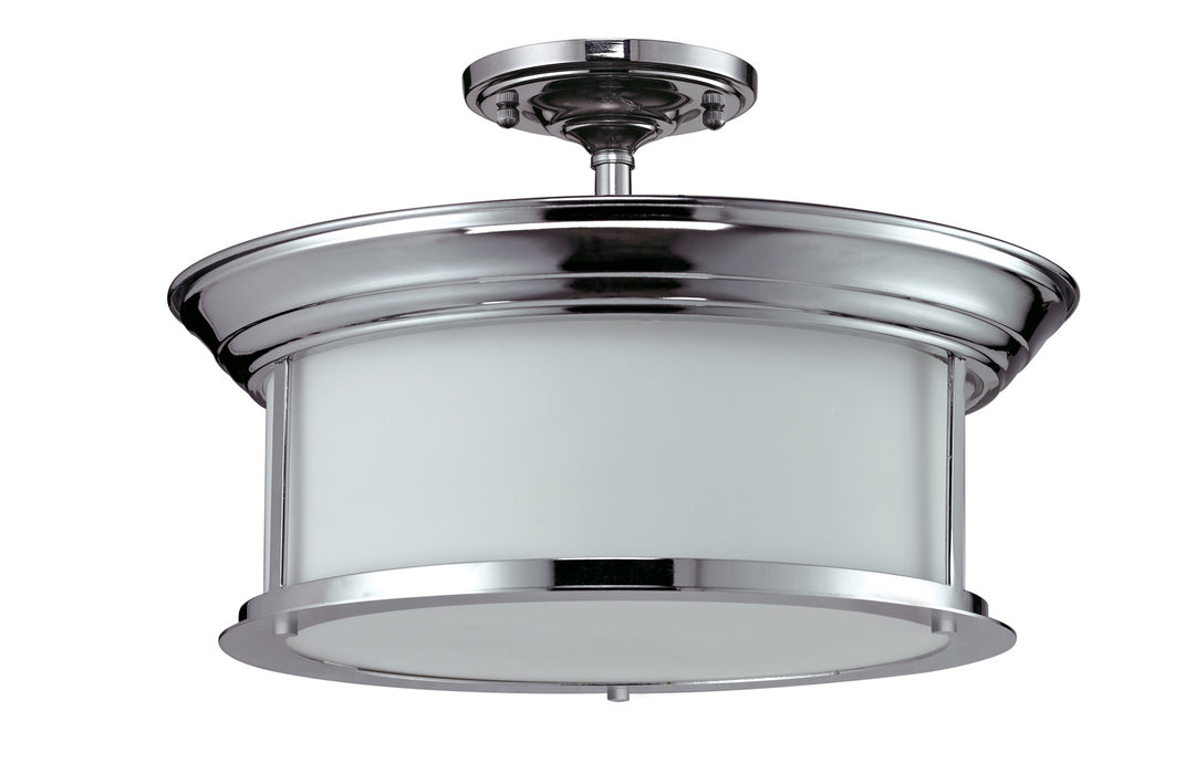 Z-Lite 2003SF-CH Three Light Semi Flush Mount, Chrome