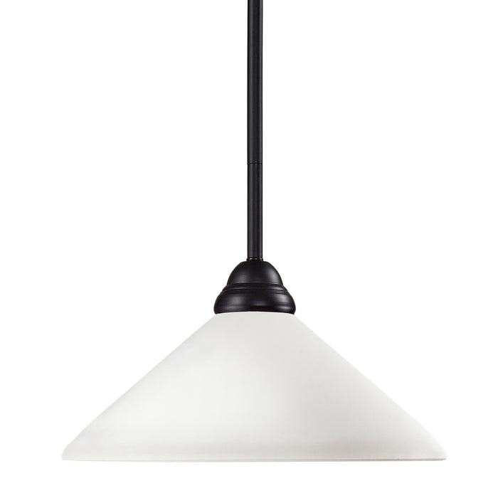 Z-Lite 2114MP-BRZ-AMO14 One Light Pendant, Bronze
