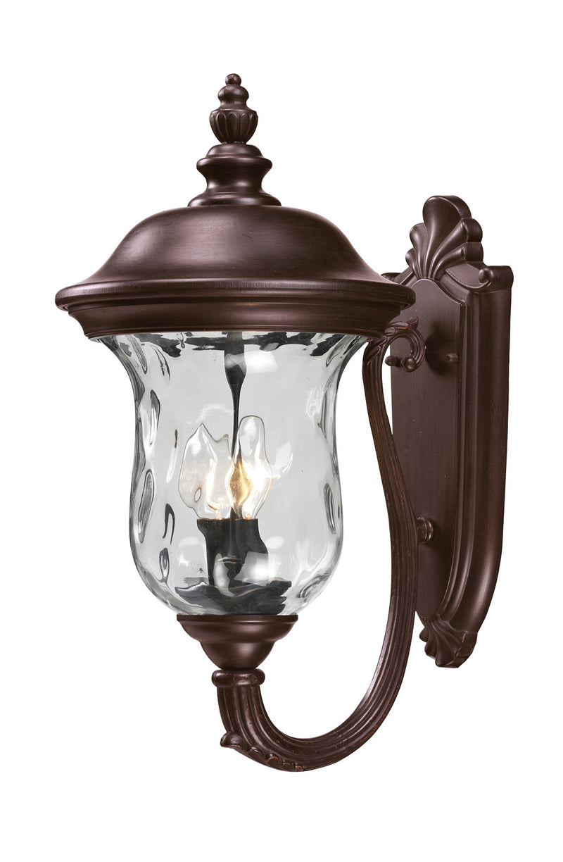 Z-Lite 533M-RBRZ Two Light Outdoor Wall Sconce, Bronze