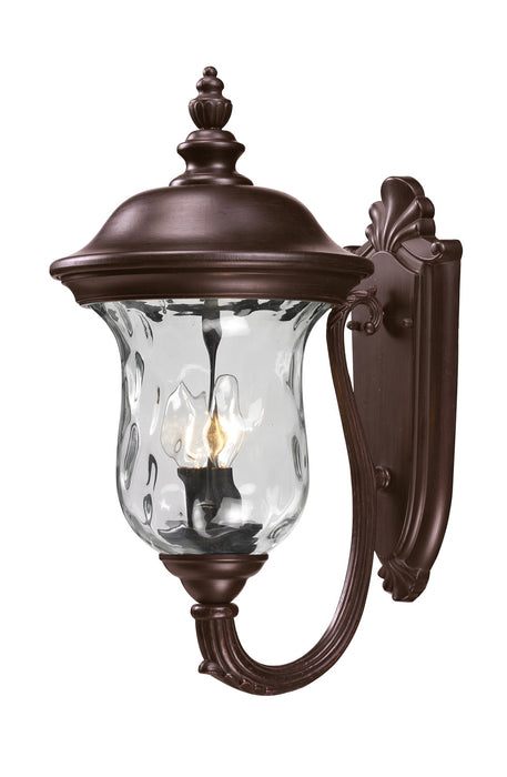 Z-Lite 533M-RBRZ Two Light Outdoor Wall Sconce, Bronze