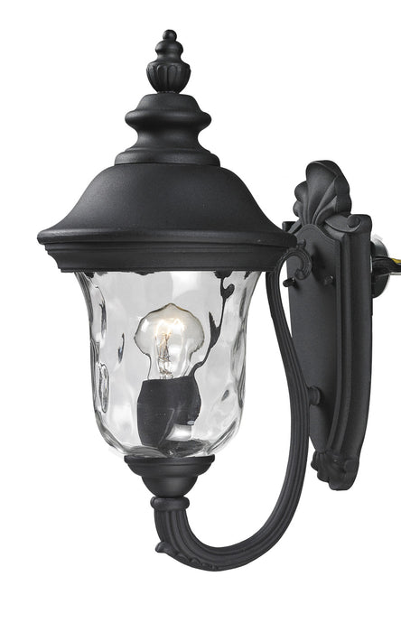 Z-Lite 533S-BK One Light Outdoor Wall Light, Black