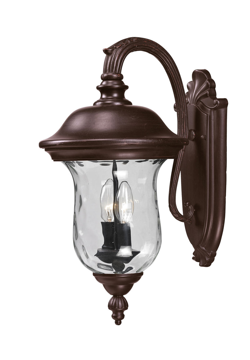 Z-Lite 534M-RBRZ Two Light Outdoor Wall Sconce, Bronze