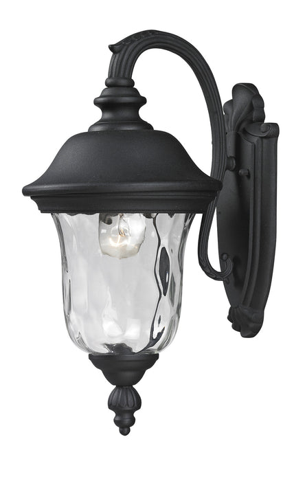 Z-Lite 534S-BK One Light Outdoor Wall Light, Black
