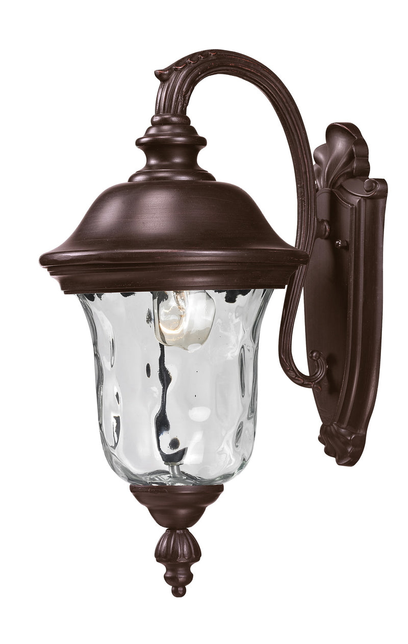 Z-Lite 534S-RBRZ One Light Outdoor Wall Light, Bronze