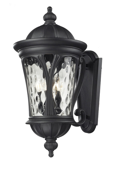 Z-Lite 543B-BK Five Light Outdoor Wall Sconce, Black