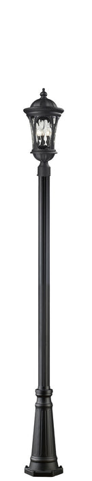 Z-Lite 543PHB-519P-BK Five Light Outdoor Post Mount, Black