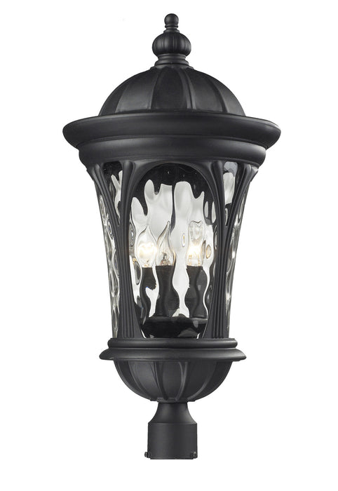 Z-Lite 543PHB-BK Five Light Outdoor Post Mount, Black