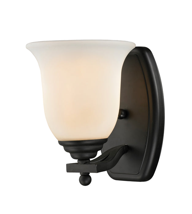 Z-Lite 703-1V-MB One Light Vanity, Matte Black