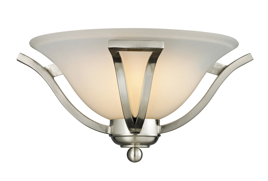 Z-Lite 704-1S-BN One Light Wall Sconce, Brushed Nickel