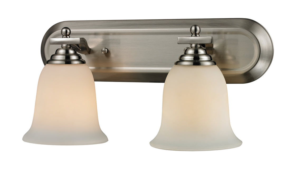Z-Lite 704-2V-BN Two Light Vanity, Brushed Nickel