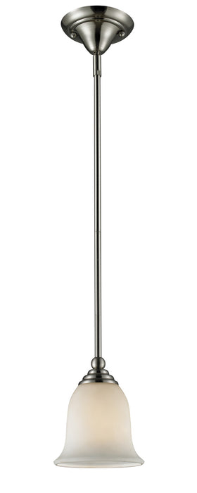 Z-Lite 704MP-BN One Light Pendant, Brushed Nickel