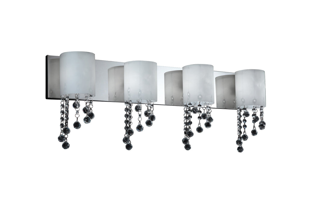 Z-Lite 871CH-4V Four Light Vanity, Chrome