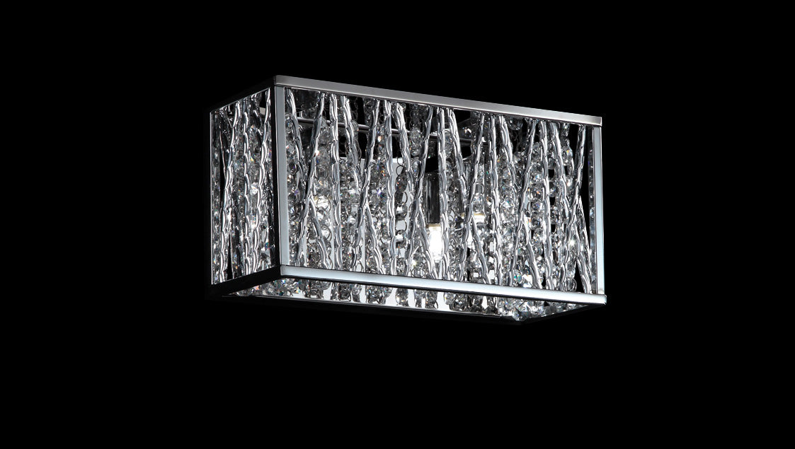 Z-Lite 872CH-2V Two Light Vanity, Chrome