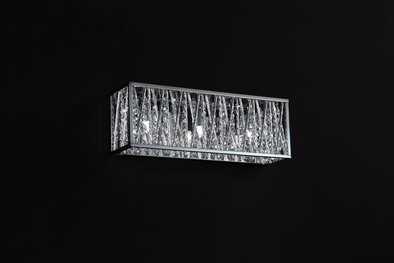 Z-Lite 872CH-3V Three Light Vanity, Chrome