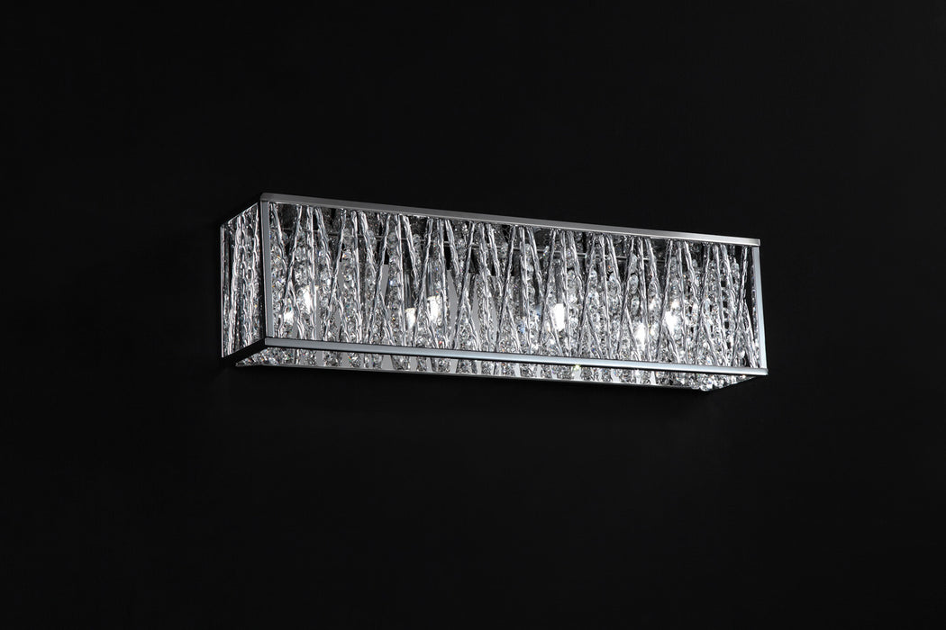 Z-Lite 872CH-4V Four Light Vanity, Chrome