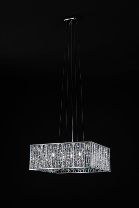 Z-Lite 872CH-P Five Light Chandelier, Chrome