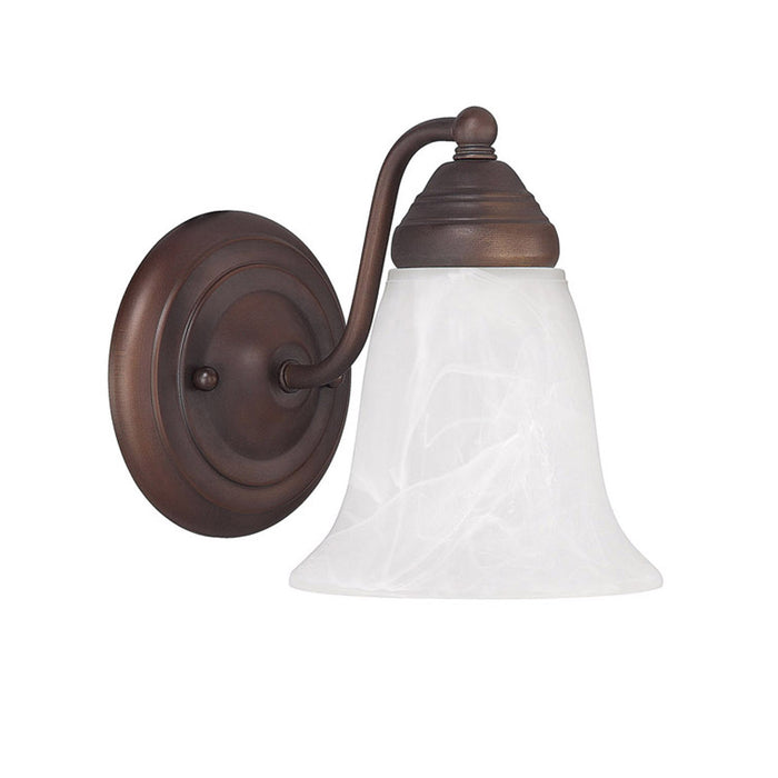 Capital Lighting 1361BB-117 One Light Wall Sconce, Burnished Bronze