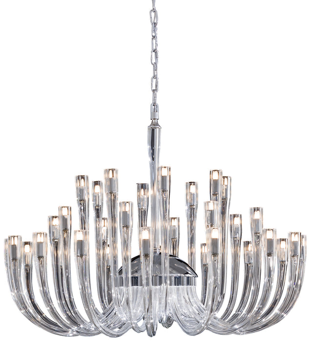 Metropolitan N9189 32 Light Chandelier, Chrome
