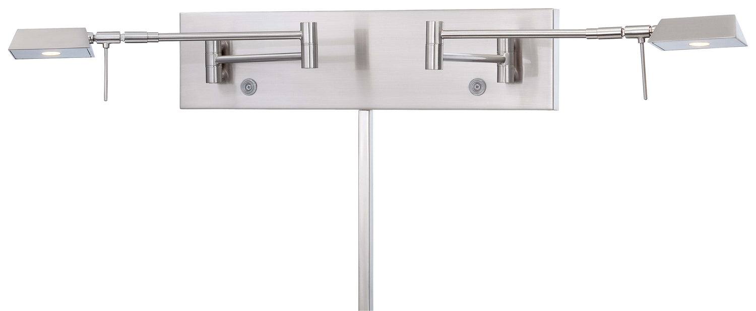 George Kovacs P4319-084 LED Swing Arm Wall Lamp, Brushed Nickel