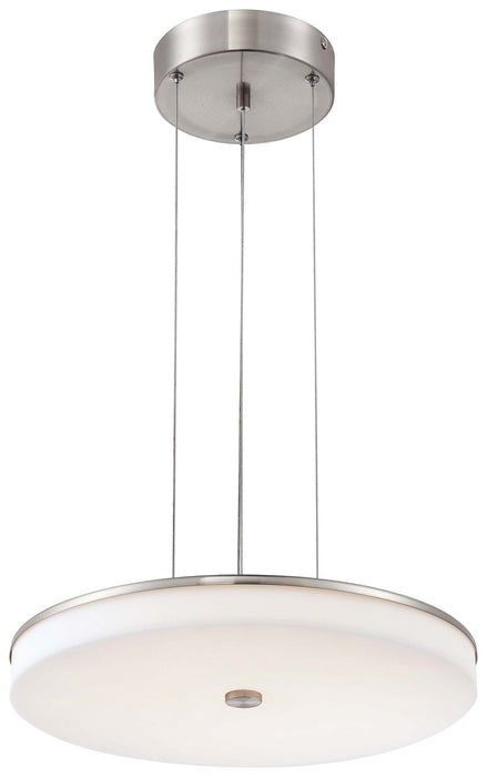 George Kovacs P951-084-L LED Pendant, Brushed Nickel