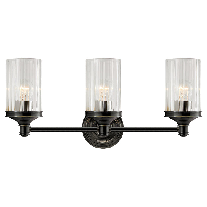 Visual Comfort Signature AH 2202BZ-CG Three Light Wall Sconce, Bronze