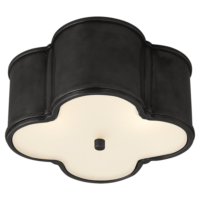 Visual Comfort Signature AH 4014GM-FG Two Light Flush Mount, Gun Metal
