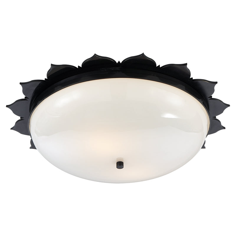 Visual Comfort Signature AH 4030GM-WG Two Light Flush Mount, Gun Metal