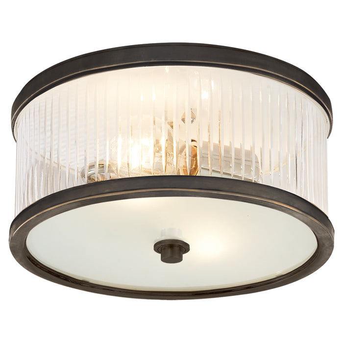 Visual Comfort Signature AH 4200BZ-FG Two Light Flush Mount, Bronze